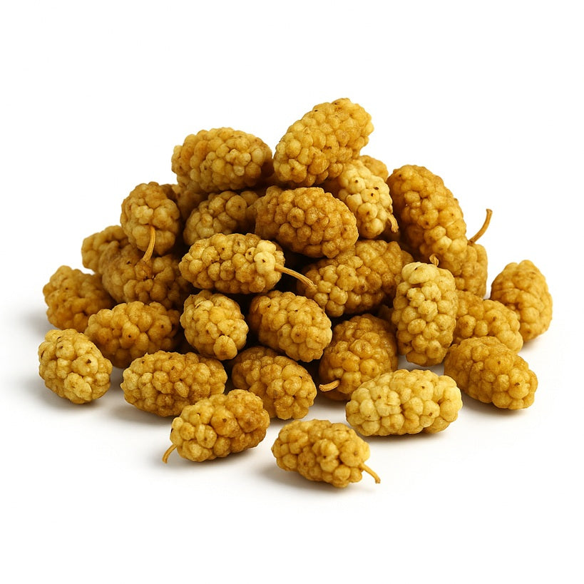 Dried Mulberries – Premium Sun-Dried Fruit, Naturally Sweet, Crunchy & Additive-Free Healthy Snack