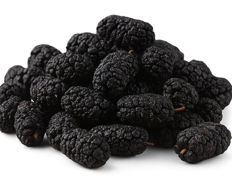 Dried Black Mulberries – Premium Sun-Dried Fruit, Naturally Sweet, Soft & Antioxidant-Rich Healthy Snack